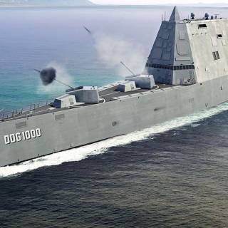 USS Zumwalt wallpaper
