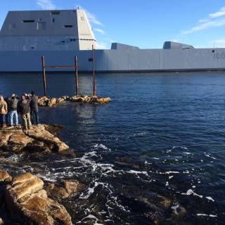 USS Zumwalt wallpaper