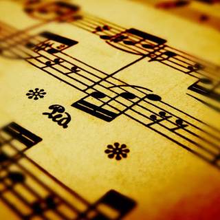 Yellow music wallpaper