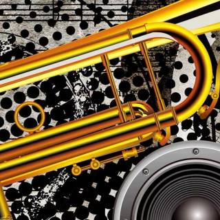 Yellow music wallpaper