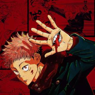 Jujutsu Kaisen red wallpaper
