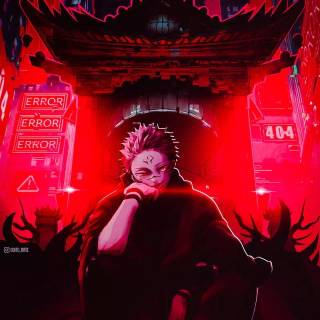 Jujutsu Kaisen red wallpaper
