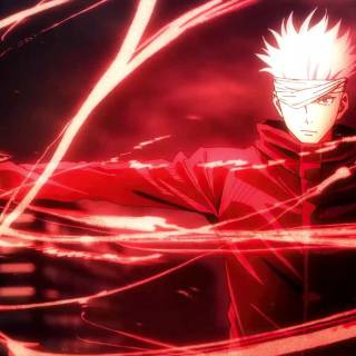Jujutsu Kaisen red wallpaper