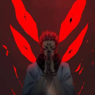 Jujutsu Kaisen red wallpaper