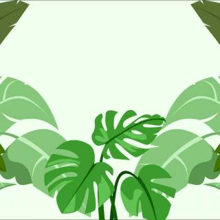 Drawn forest wallpaper