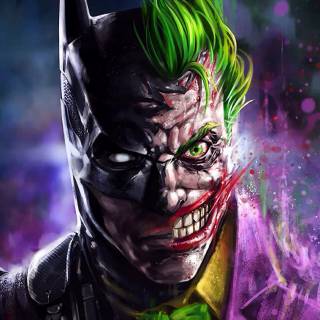 Rainbow Joker wallpaper