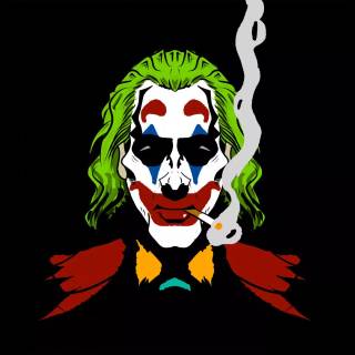 Rainbow Joker wallpaper