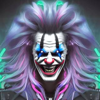 Rainbow Joker wallpaper