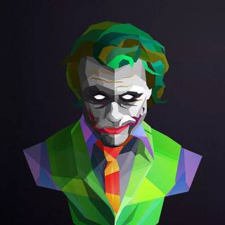 Rainbow Joker wallpaper