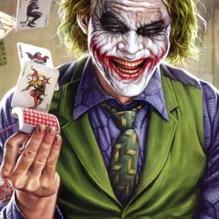 Rainbow Joker wallpaper