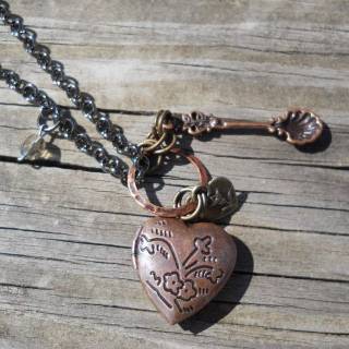 Copper Heart wallpaper