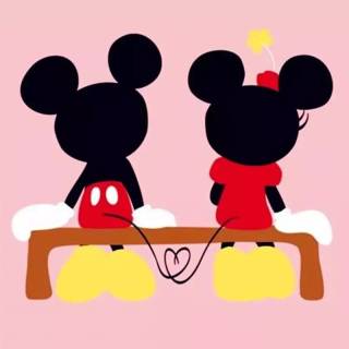 Mickey Mouse and Minnie Mouse wallpaper