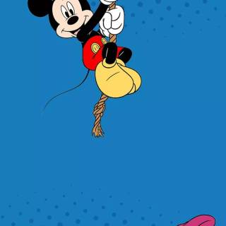 Mickey Mouse and Minnie Mouse wallpaper