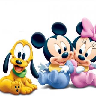 Mickey Mouse and Minnie Mouse wallpaper