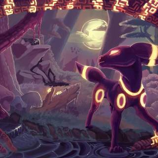 Umbreon desktop wallpaper