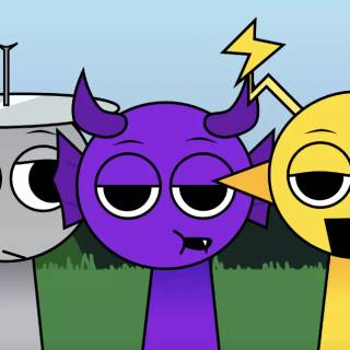 Sprunki Retake Sky wallpaper