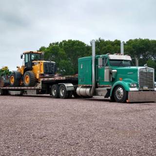 Service harvesting rig wallpaper