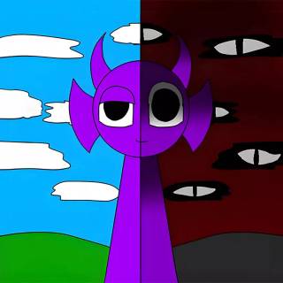 Durple Incredibox Sprunki wallpaper