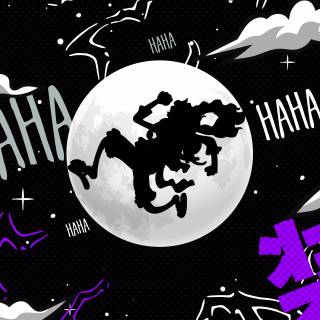 Luffy Gear 5 moon wallpaper