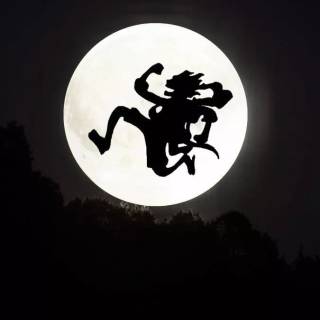 Luffy Gear 5 moon wallpaper