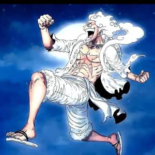 Luffy Gear 5 moon wallpaper