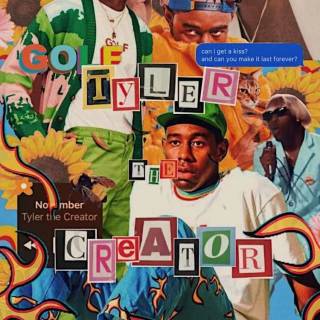 Tyler, The Creator collage wallpaper