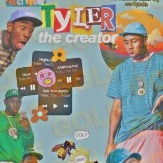 Tyler, The Creator collage wallpaper