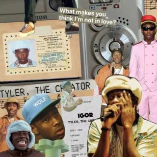 Tyler, The Creator collage wallpaper