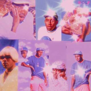 Tyler, The Creator collage wallpaper