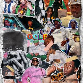 Tyler, The Creator collage wallpaper