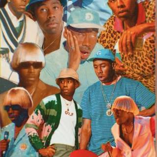 Tyler, The Creator collage wallpaper