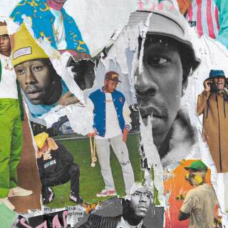 Tyler, The Creator collage wallpaper