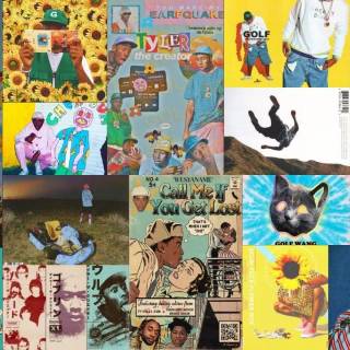 Tyler, The Creator collage wallpaper