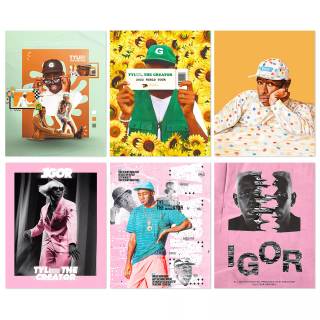 Tyler, The Creator collage wallpaper