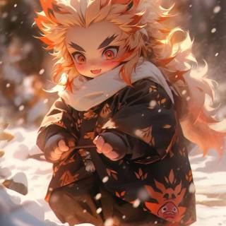 Rengoku cute wallpaper