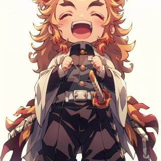 Rengoku cute wallpaper