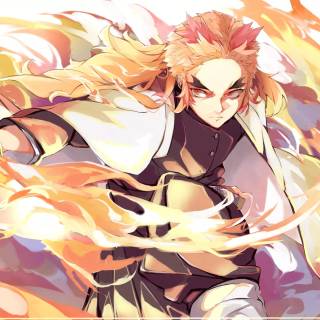 Rengoku cute wallpaper