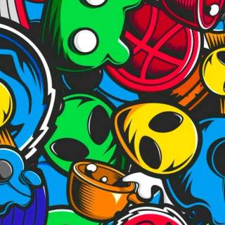 Cool doodle wallpaper