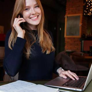 Business girl wallpaper