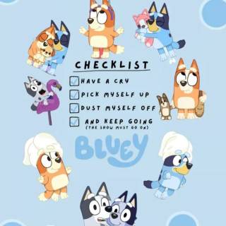 Preppy Bluey wallpaper