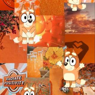 Preppy Bluey wallpaper