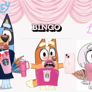 Preppy Bluey wallpaper