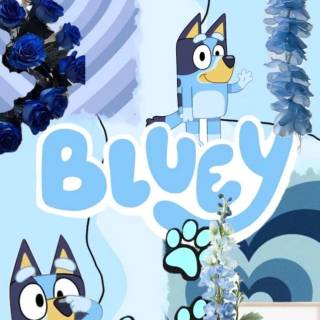 Preppy Bluey wallpaper