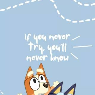 Preppy Bluey wallpaper