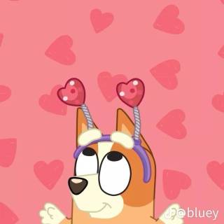 Preppy Bluey wallpaper