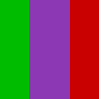Red, green and purple wallpaper