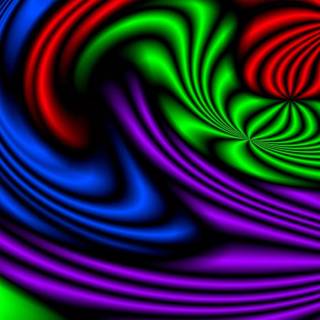 Red, green and purple wallpaper