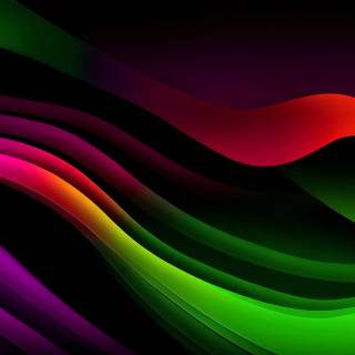 Red, green and purple wallpaper