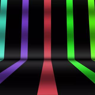 Red, green and purple wallpaper