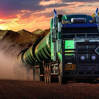 Australian road trains wallpaper